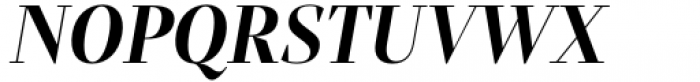 Mandrel Didone Condensed Ex Bold Italic Font UPPERCASE