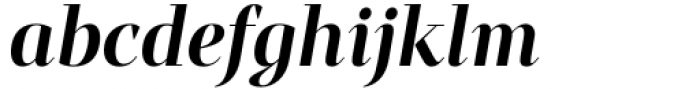 Mandrel Didone Condensed Ex Bold Italic Font LOWERCASE