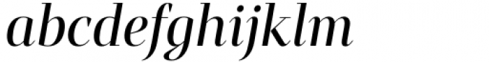 Mandrel Didone Condensed Medium Italic Font LOWERCASE