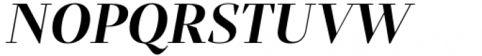 Mandrel Didone Extended Ex Bold Italic Font UPPERCASE