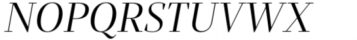 Mandrel Didone Extended Regular Italic Font UPPERCASE
