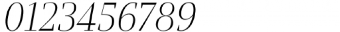Mandrel Didone Extended Thin Italic Font OTHER CHARS