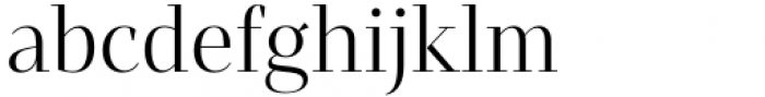 Mandrel Didone Norm Book Font LOWERCASE
