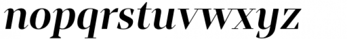 Mandrel Didone Norm Ex Bold Italic Font LOWERCASE