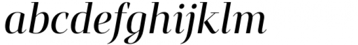 Mandrel Didone Norm Medium Italic Font LOWERCASE
