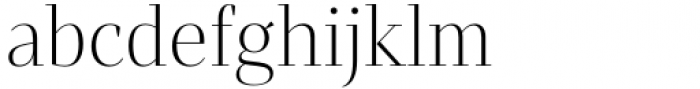 Mandrel Didone Norm Thin Font LOWERCASE