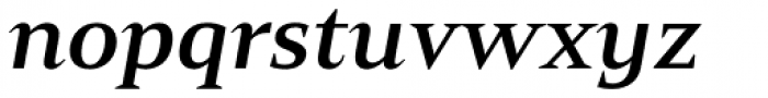 Mandrel Ext Bold Italic Font LOWERCASE