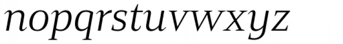 Mandrel Ext Book Italic Font LOWERCASE