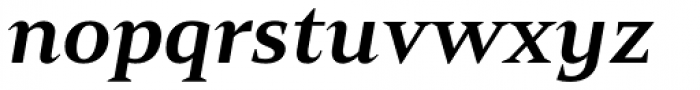 Mandrel Ext Extra Bold Italic Font LOWERCASE