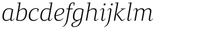 Mandrel Ext Thin Italic Font LOWERCASE
