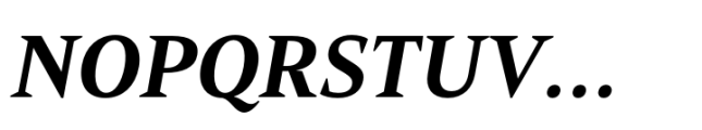 Mandrel Extended Ex Bold Italic Font UPPERCASE
