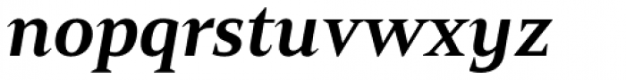 Mandrel Norm Extra Bold Italic Font LOWERCASE