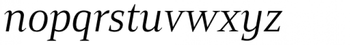 Mandrel Norm Regular Italic Font LOWERCASE