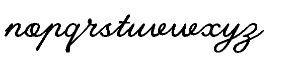 Mandy Font LOWERCASE