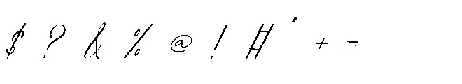 Mandyta Oliver Regular Font OTHER CHARS