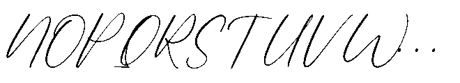Mandyta Oliver Regular Font UPPERCASE