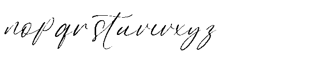 Mandyta Oliver Regular Font LOWERCASE