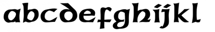 Manegrim Font LOWERCASE