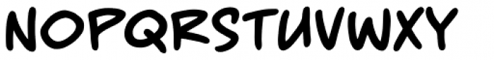MangaMaster BB Bold Font UPPERCASE