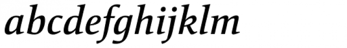Mangan Medium Italic Font LOWERCASE