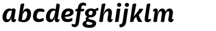 Mangerica Bold Italic Font LOWERCASE