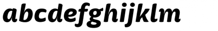 Mangerica ExtraBold Italic Font LOWERCASE