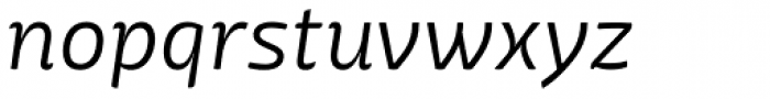 Mangerica Light Italic Font LOWERCASE