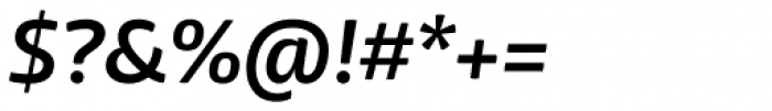 Mangerica SemiBold Italic Font OTHER CHARS