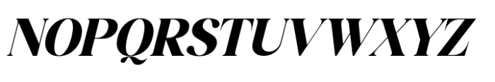 Mango Jungle Italic Font UPPERCASE