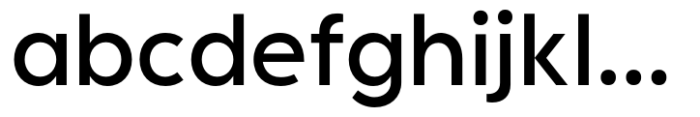 Mangrove Sans Light Font LOWERCASE