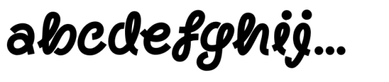 Mangrove Script Bold Font LOWERCASE