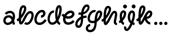 Mangrove Script Light Font LOWERCASE