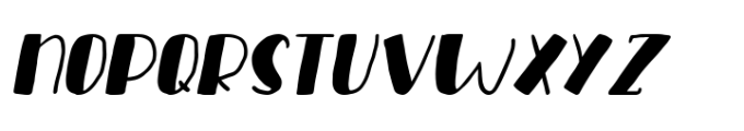 Mangroven Oblique Font UPPERCASE