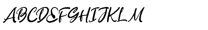 Manhika Neddac Italic Font UPPERCASE