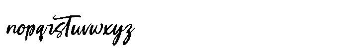 Manhika Neddac Italic Font LOWERCASE