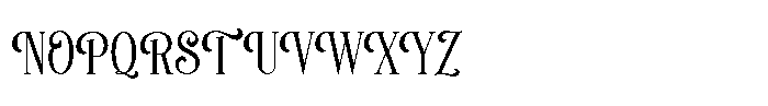 Manierlich Font UPPERCASE
