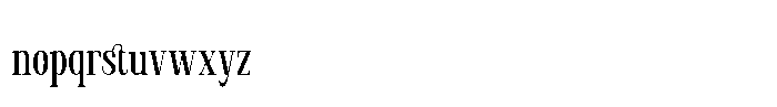 Manierlich Font LOWERCASE