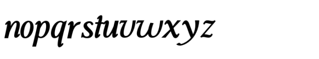 Manifest Font Serif Bold Italic Font LOWERCASE