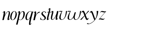 Manifest Font Serif Italic Font LOWERCASE