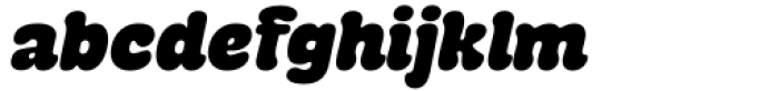 Manju Black Oblique Font LOWERCASE