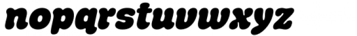 Manju Black Oblique Font LOWERCASE