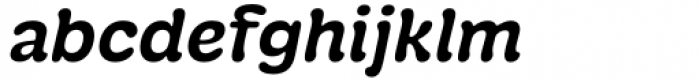 Manju Medium Oblique Font LOWERCASE