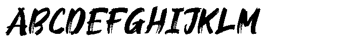 Manlight Sectarin Italic Font UPPERCASE