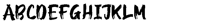 Manlight Sectarin Regular Font UPPERCASE