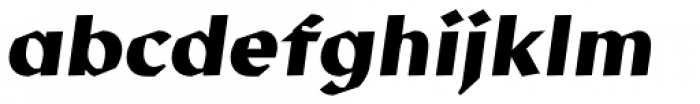 Manofa Bold Italic Font LOWERCASE