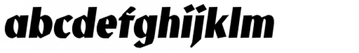 Manofa Condensed Bold Italic Font LOWERCASE