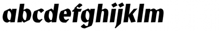 Manofa Condensed Medium Italic Font LOWERCASE