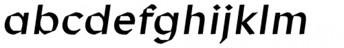 Manofa Light Italic Font LOWERCASE