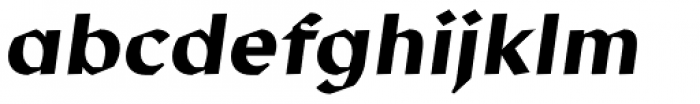 Manofa Medium Italic Font LOWERCASE