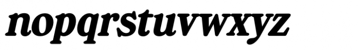Manofik Bold Italic Font LOWERCASE